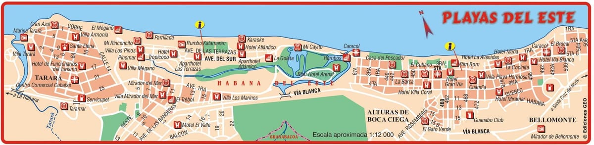 karti Playa del Este Kuba