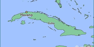 Havana Kuba na karti